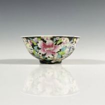 Chinese Qing Dynasty Porcelain Famille Noire Bowl