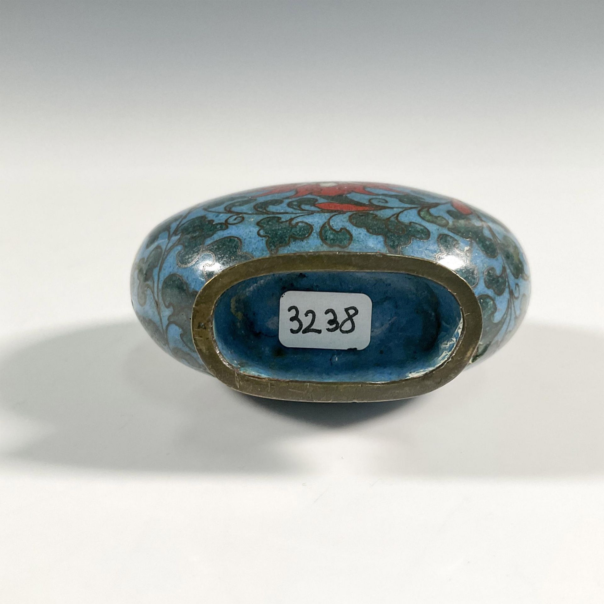 Chinese Cloisonne Miniature Moon Flask - Image 3 of 3