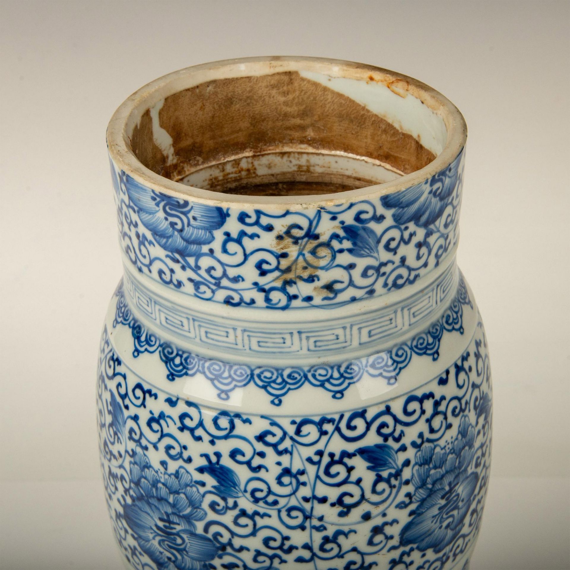 Antique Chinese Kangxi Hu Porcelain Vase - Bild 3 aus 4