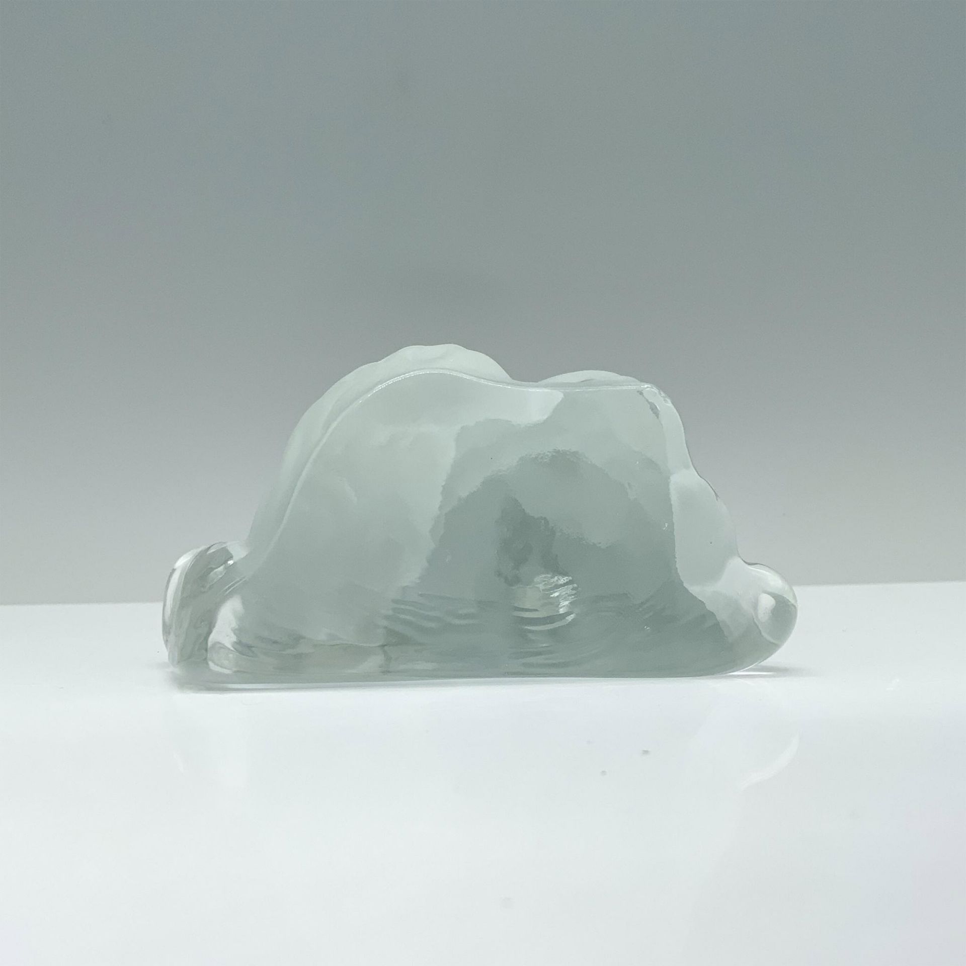 Frosted Glass Kitten Figurine - Bild 3 aus 3