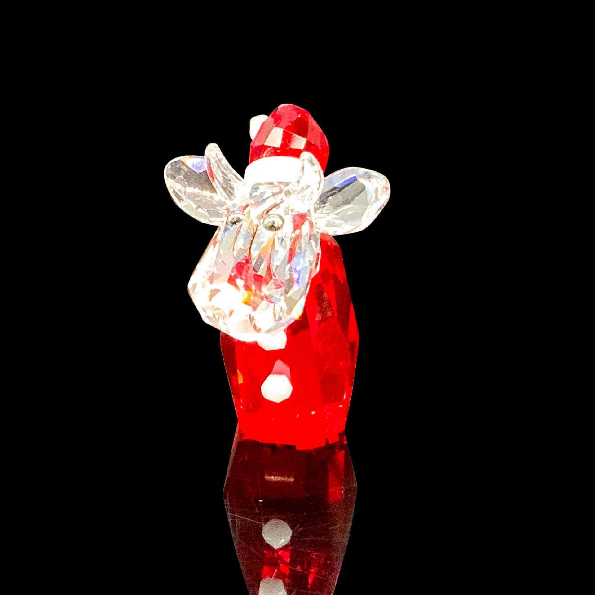 Swarovski Crystal Lovlots Figurine, Santa Mo Cow - Image 3 of 4