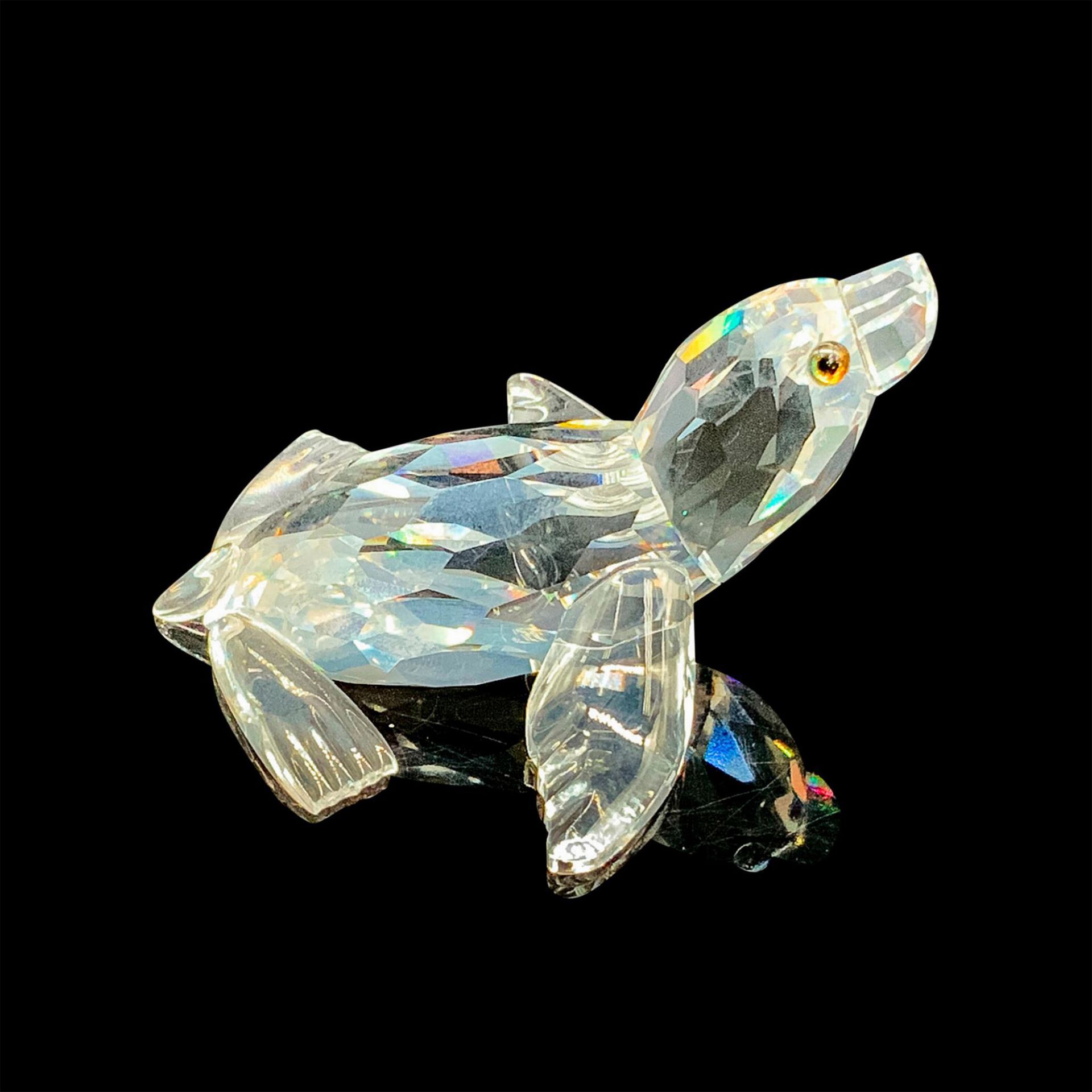 Swarovski Silver Crystal Figurine, Sea Lion - Image 2 of 3