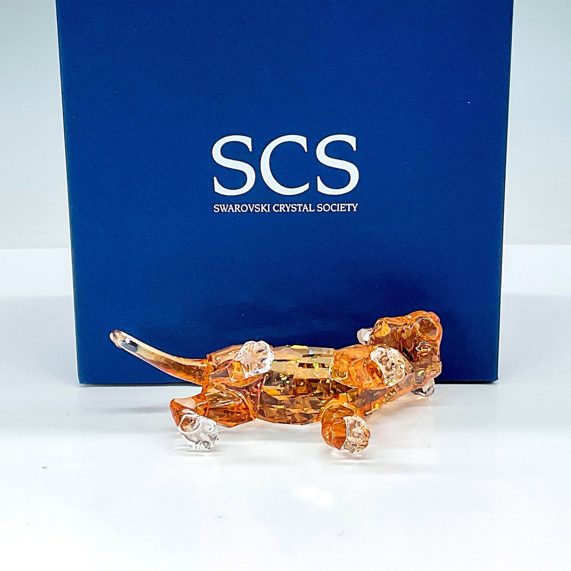 Swarovski SCS Crystal Figurine, Tiger Cub Annual Edition - Image 3 of 3