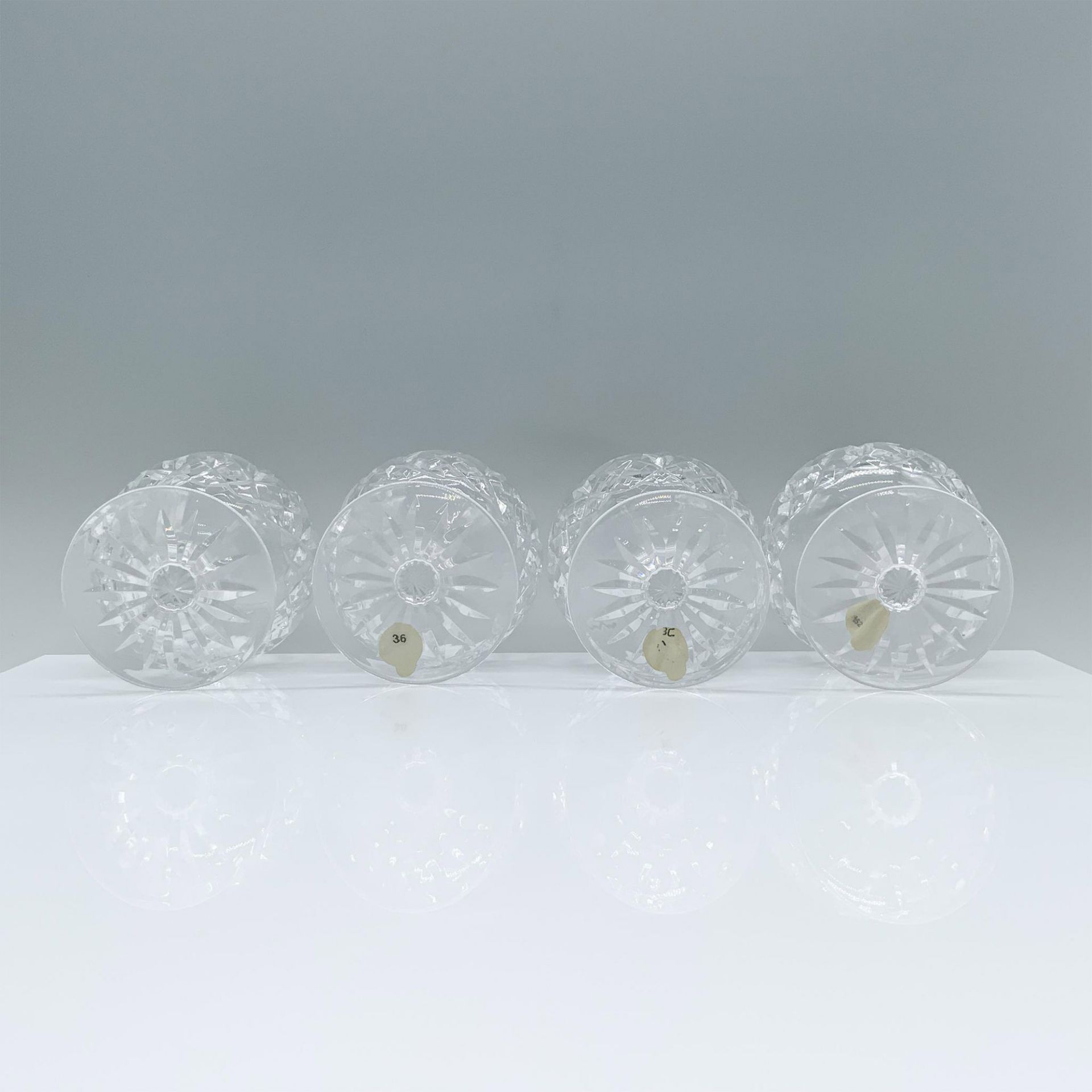 4pc Waterford Crystal Brandy Glasses, Lismore - Image 3 of 4