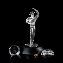 5pc Swarovski Crystal Figures with Base and Pin, Antonio