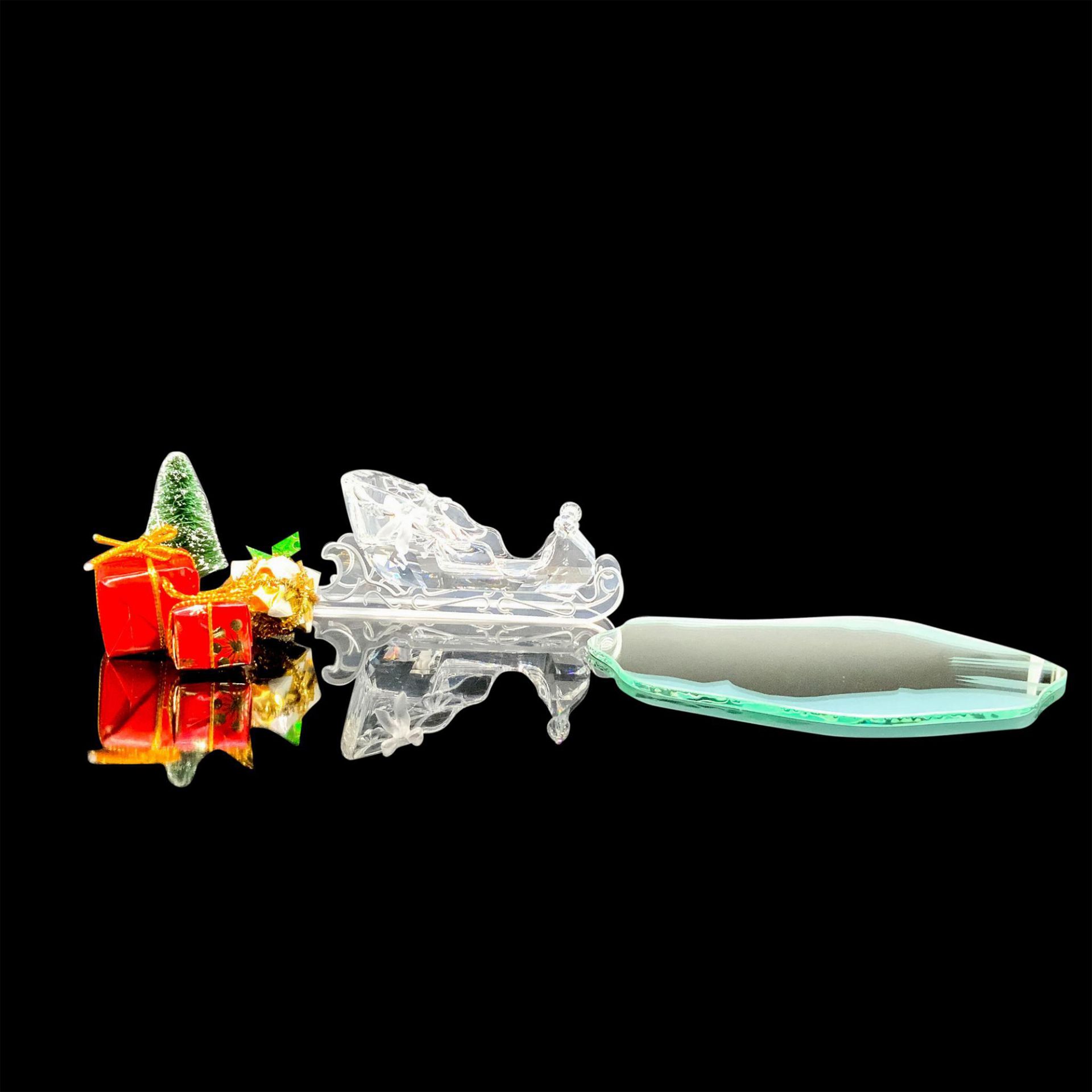 Swarovski Crystal Figurine and Base, Sleigh + Base 205165 - Bild 2 aus 6