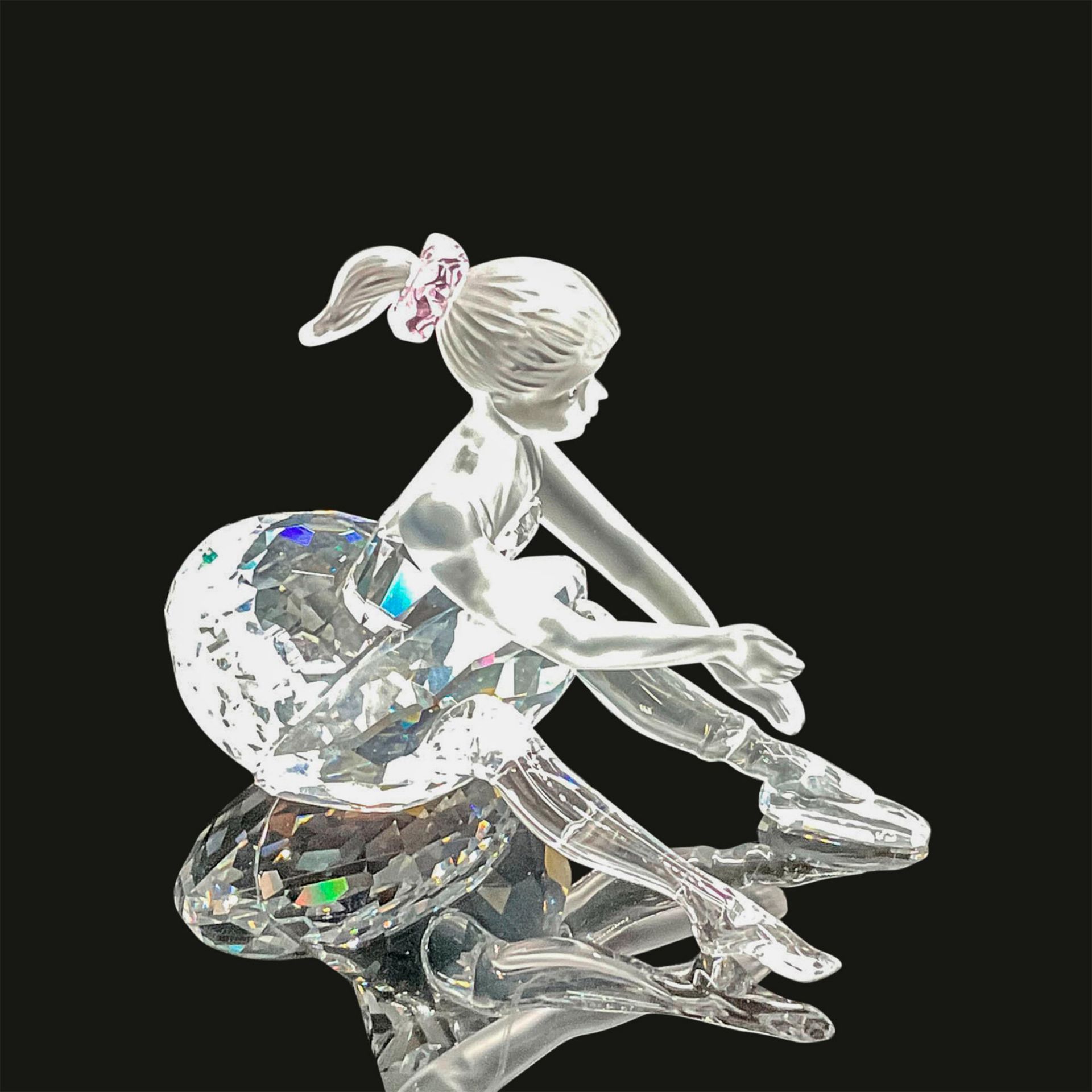 Swarovski Silver Crystal Figurine, Young Ballerina - Image 2 of 5