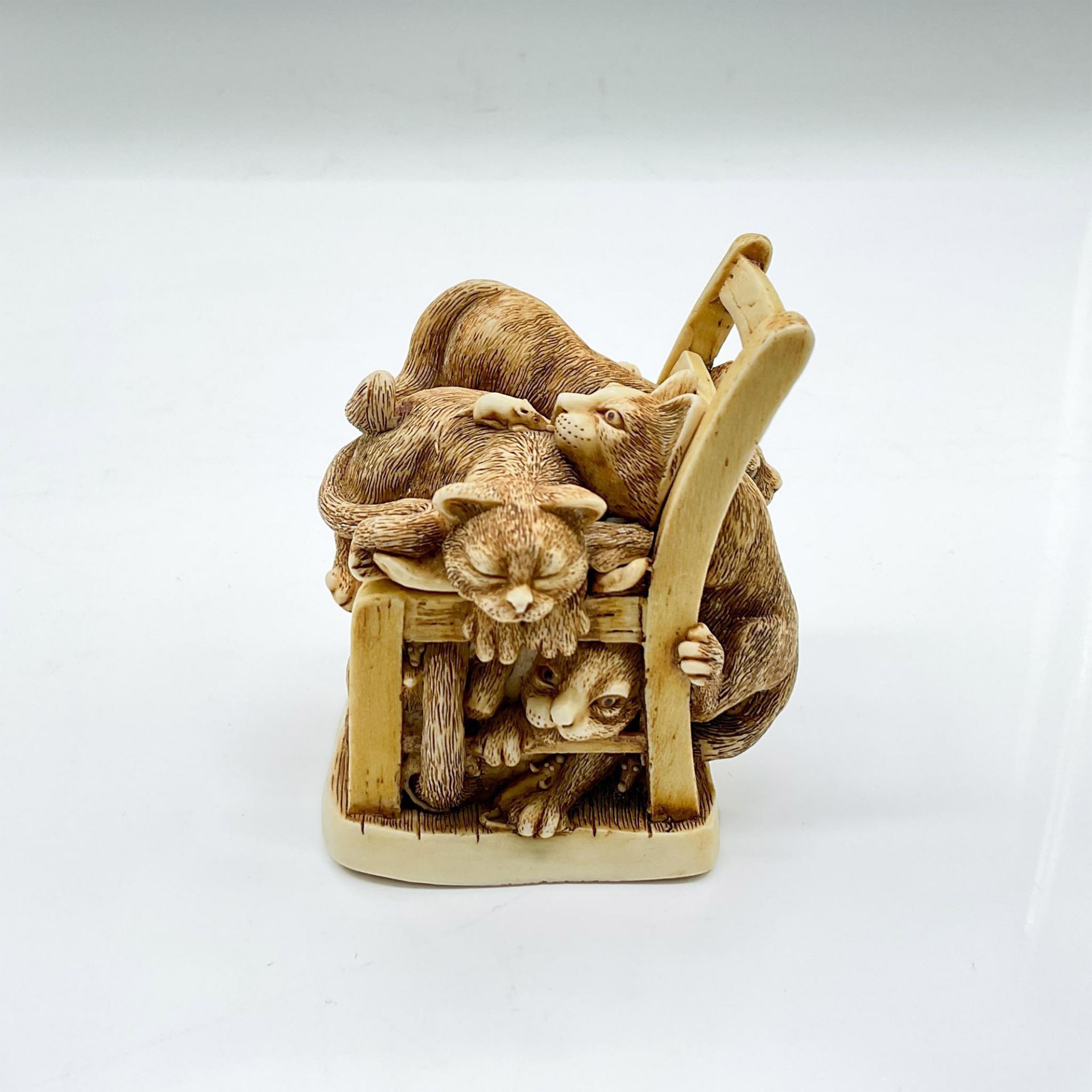 Harmony Kingdom Treasure Box, Rumble Seat, Cats - Image 2 of 6