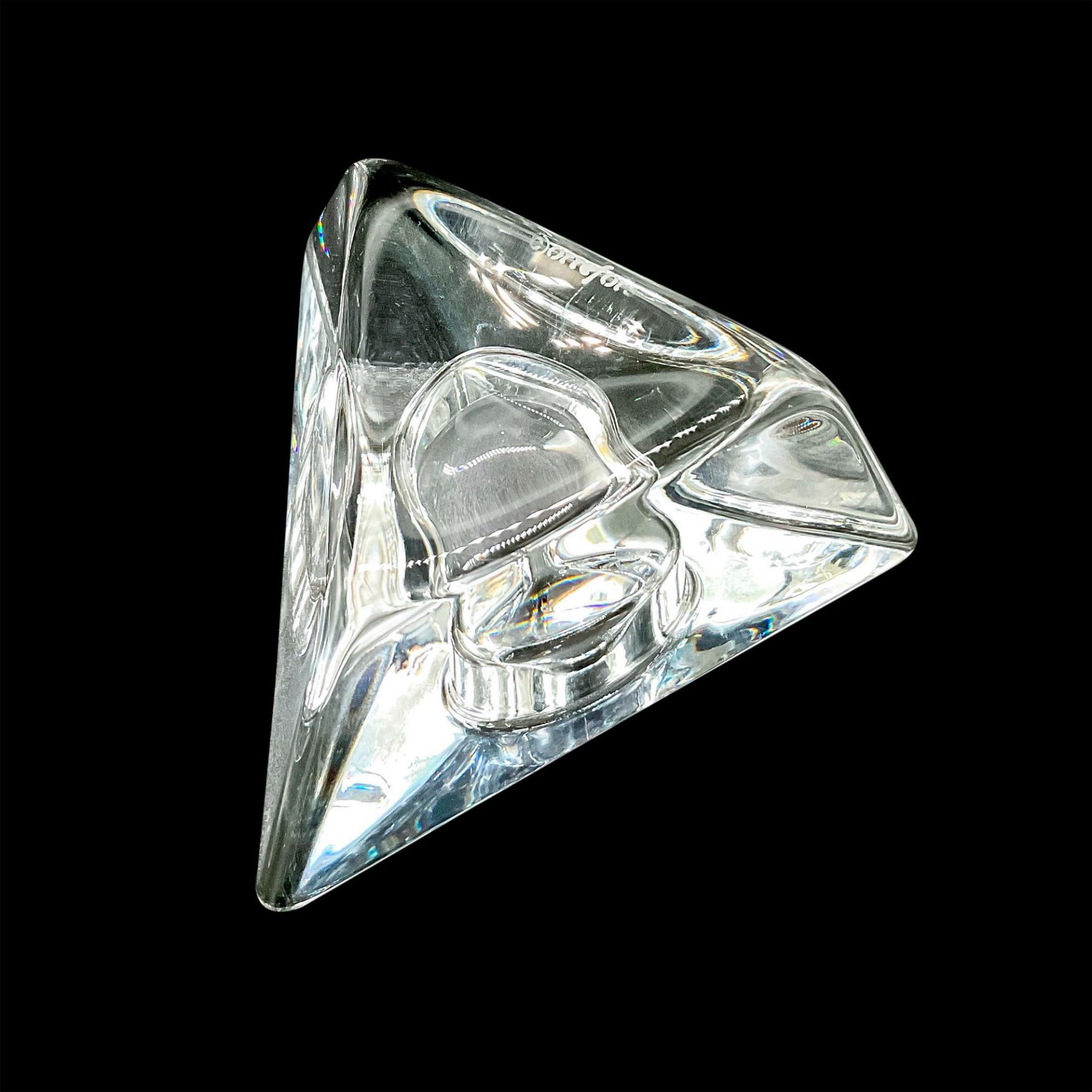 Orrefors Crystal Triangle Candleholder - Bild 2 aus 3