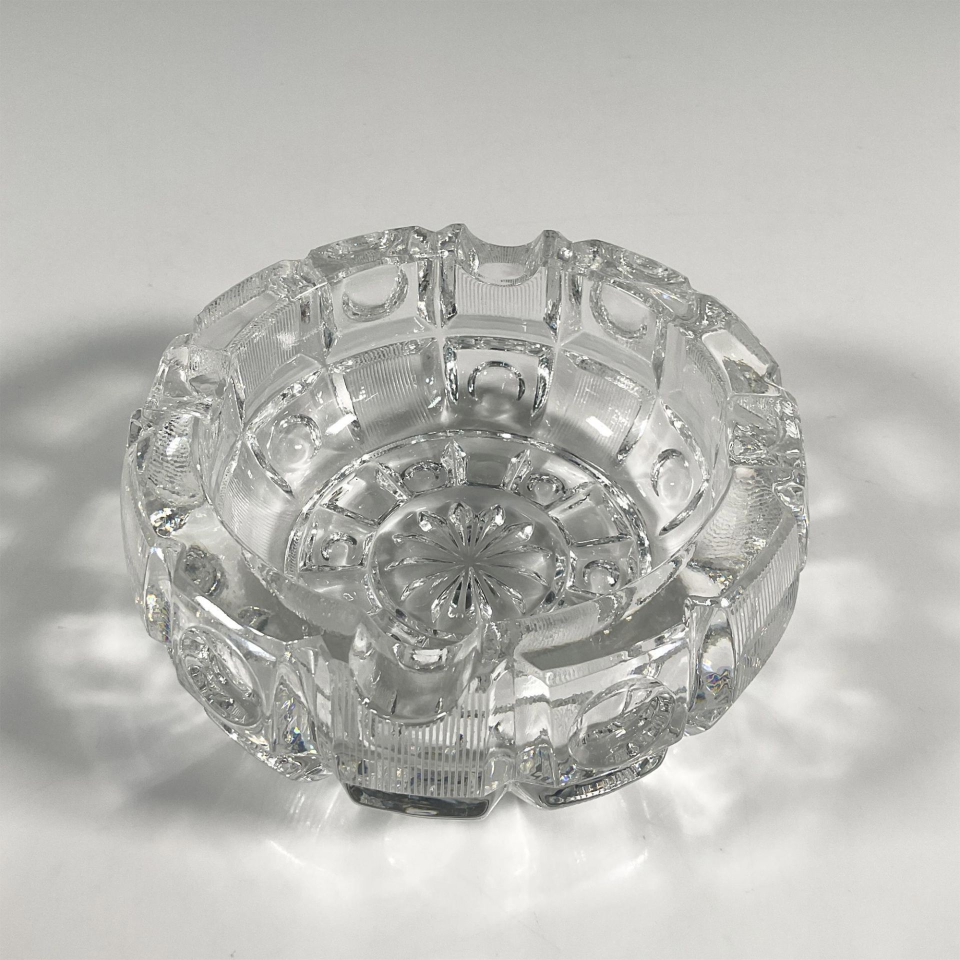 Clear Cut Crystal Ashtray - Image 2 of 3
