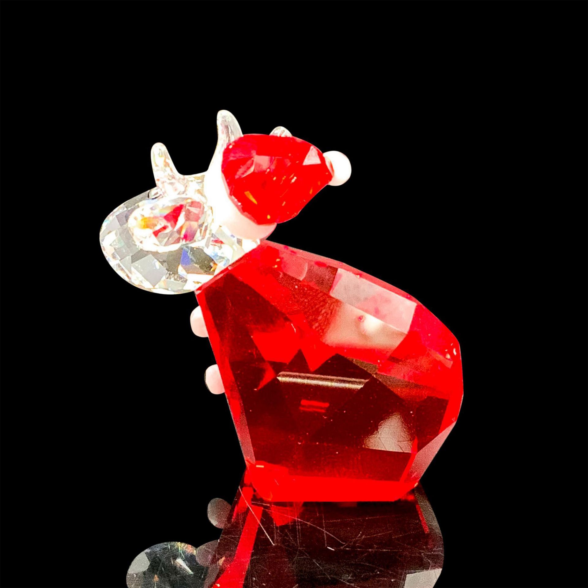 Swarovski Crystal Lovlots Figurine, Santa Mo Cow - Image 2 of 4