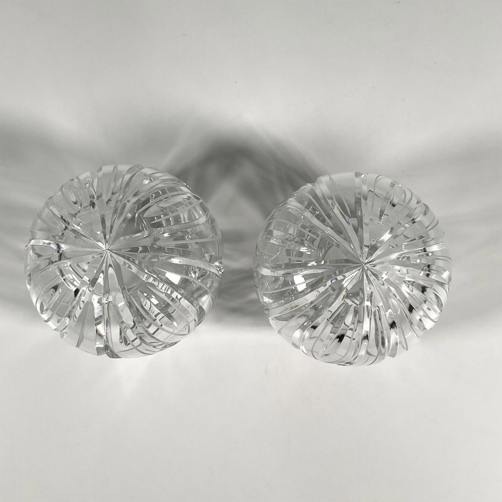 2pc Cut Crystal Vases - Image 3 of 3