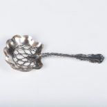 Sterling Silver Strainer Spoon