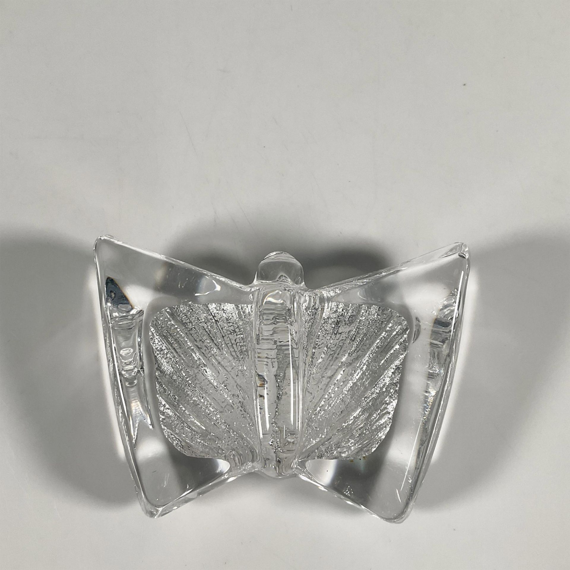 Daum Crystal Art Glass Butterfly Paperweight - Image 2 of 3