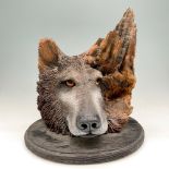 Bill Vernon Wood Sculpture, Night of Spirit Wolf