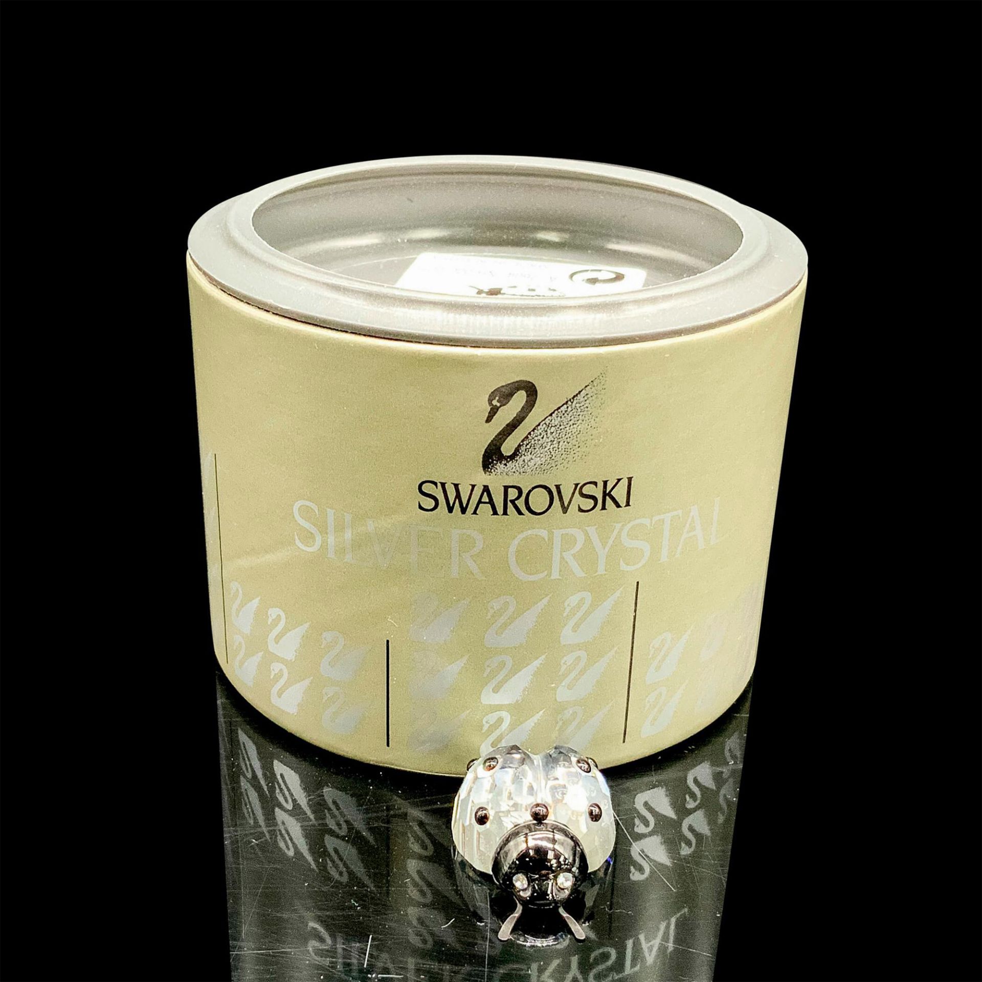 Swarovski Silver Crystal Figurine, Ladybug - Image 3 of 3