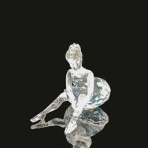 Swarovski Silver Crystal Figurine, Young Ballerina