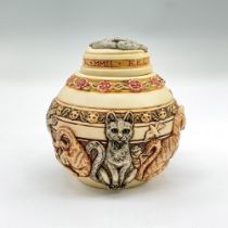 Harmony Kingdom Jardinia Treasure Pot, Feline Felicity