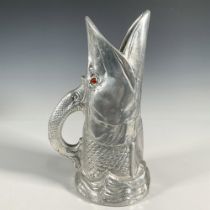 Arthur Court Design Aluminum Fish Pitcher