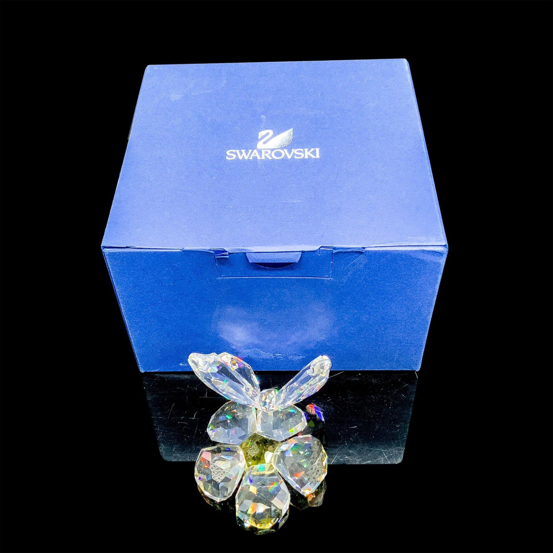 Swarovski Crystal Figurine, Butterfly on Flower 840190 - Image 6 of 6