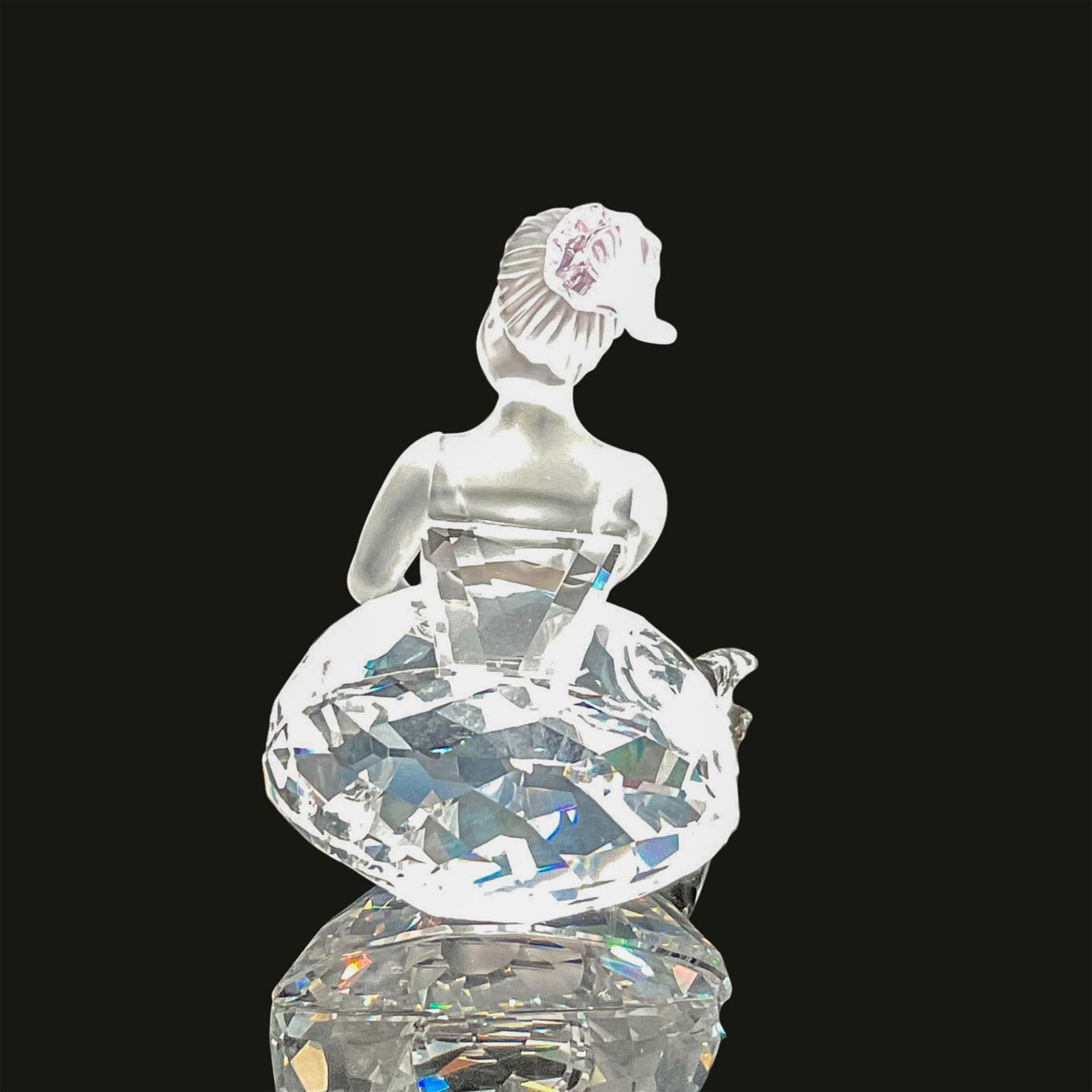 Swarovski Silver Crystal Figurine, Young Ballerina - Image 3 of 5