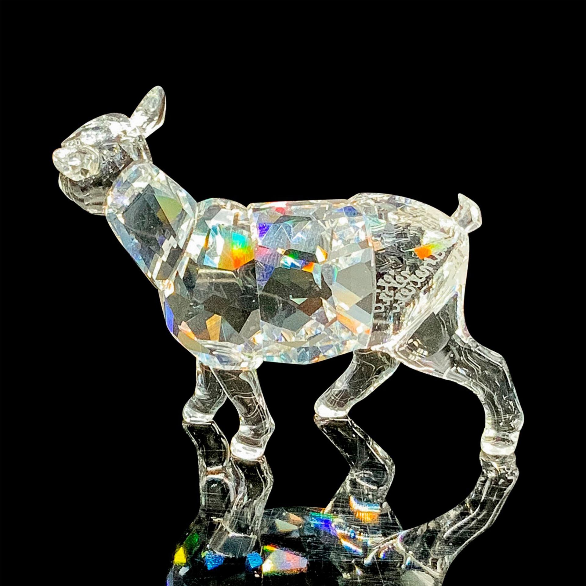 Swarovski Crystal Figurine, Goat Kid 894593, Signed - Image 2 of 3