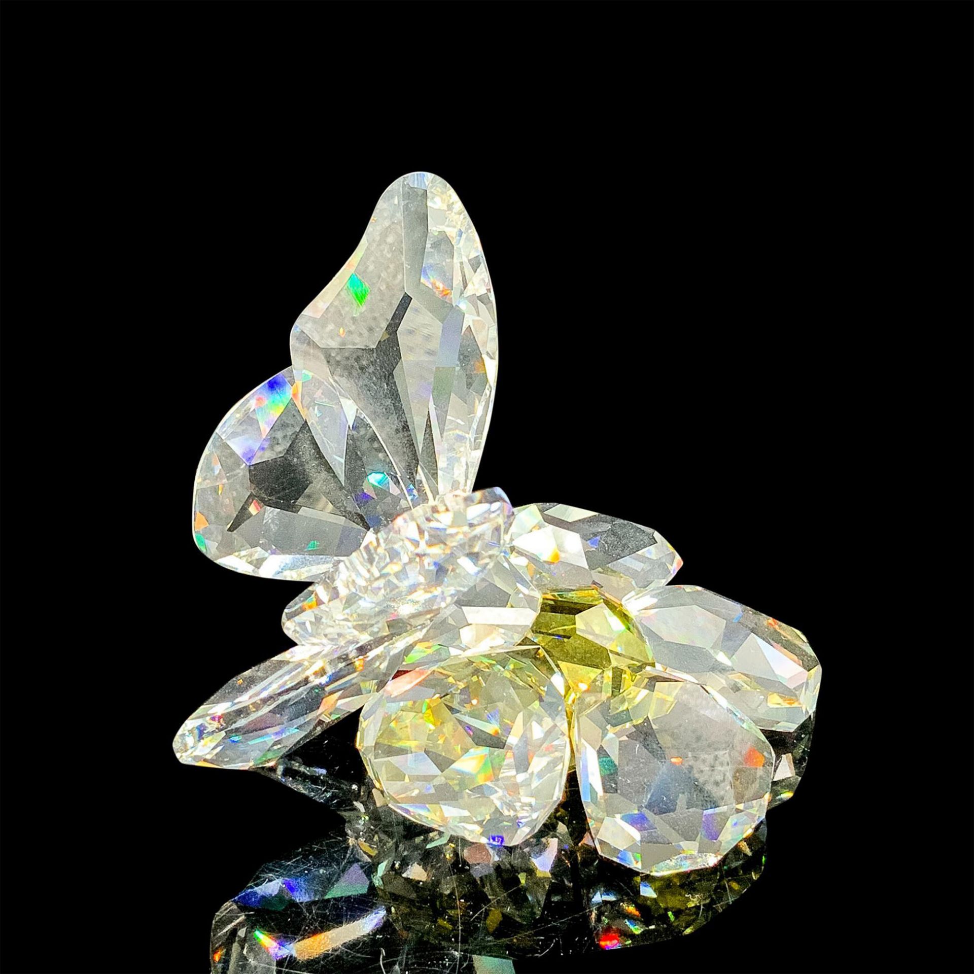Swarovski Crystal Figurine, Butterfly on Flower 840190 - Image 4 of 6