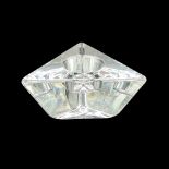 Orrefors Crystal Triangle Candleholder