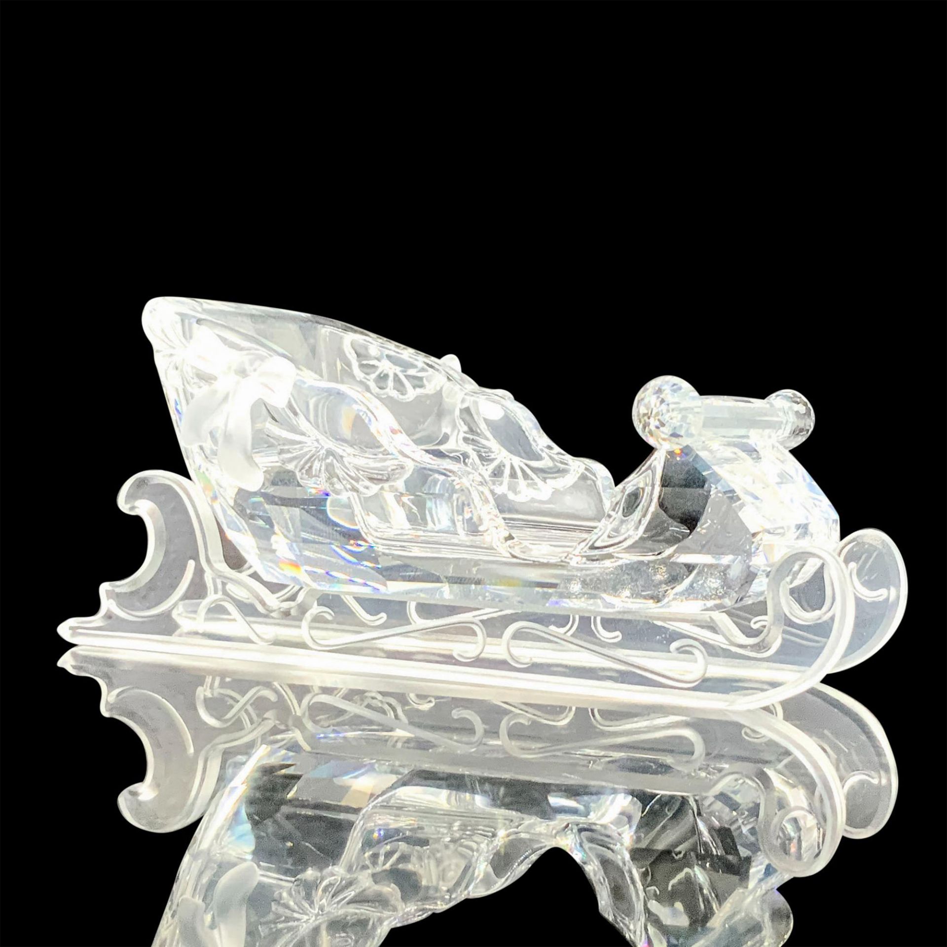 Swarovski Crystal Figurine and Base, Sleigh + Base 205165 - Bild 3 aus 6