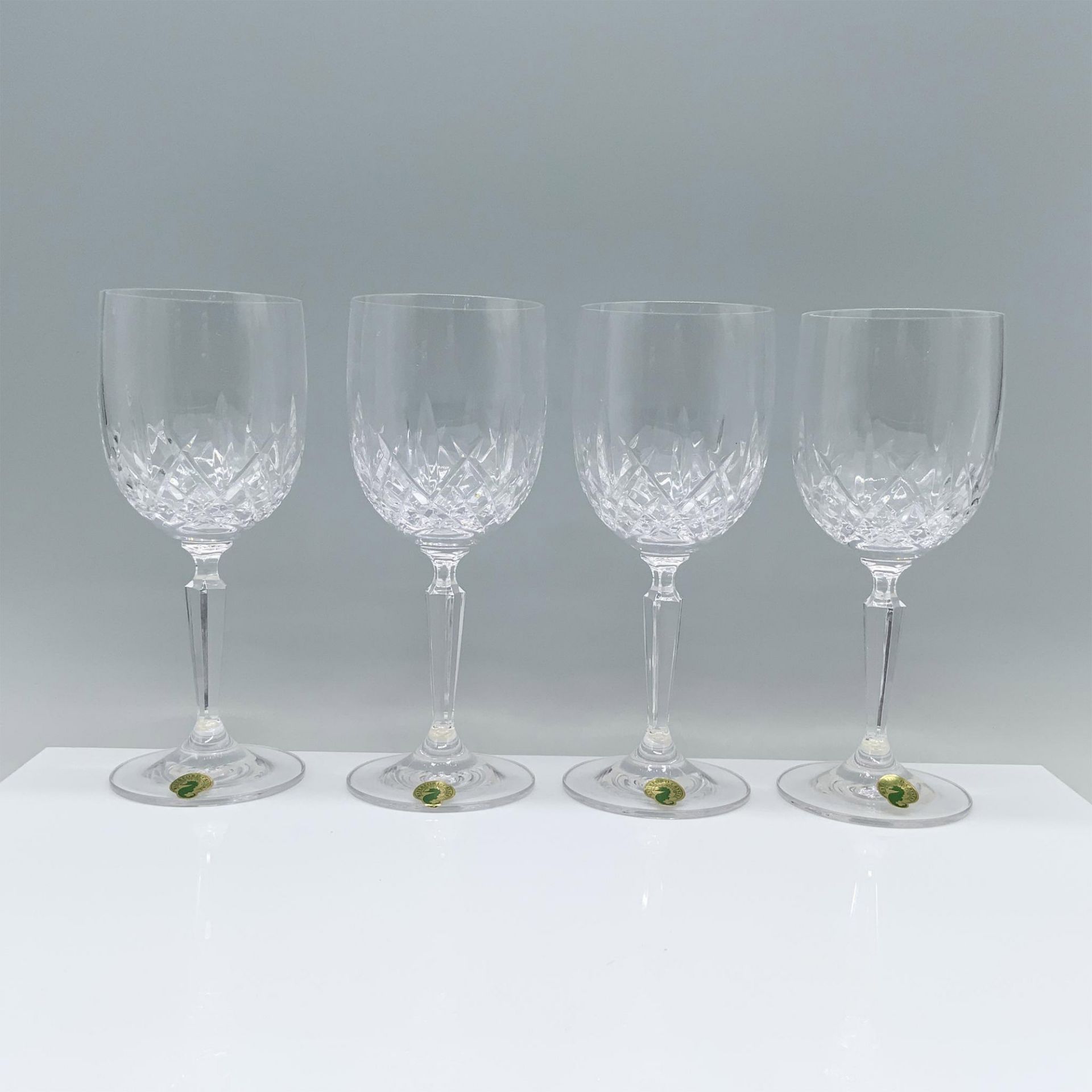 4pc Waterford Crystal Water Goblets, Newgrange