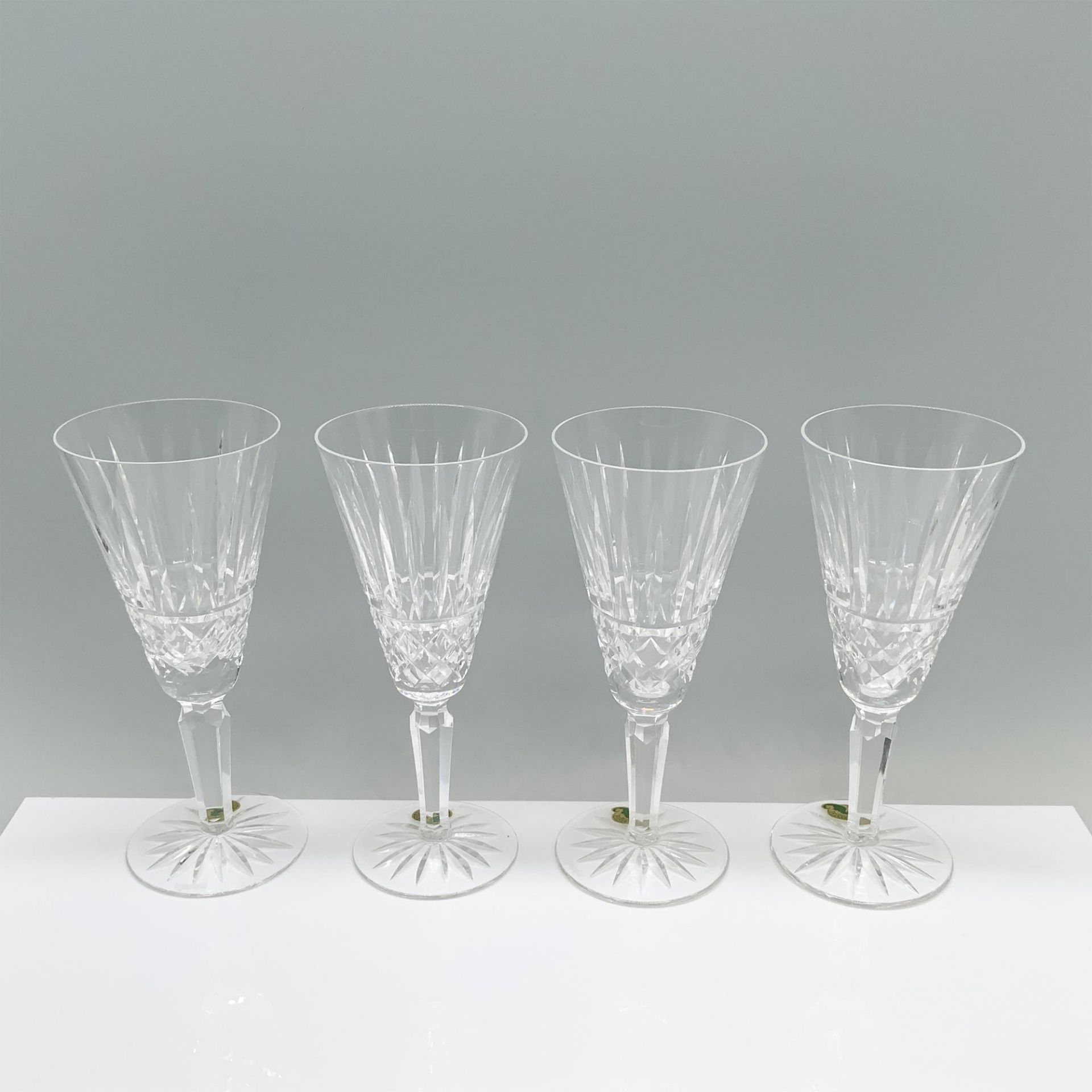 4pc Waterford Crystal Flute Champagne Glasses, Maeve - Image 2 of 4