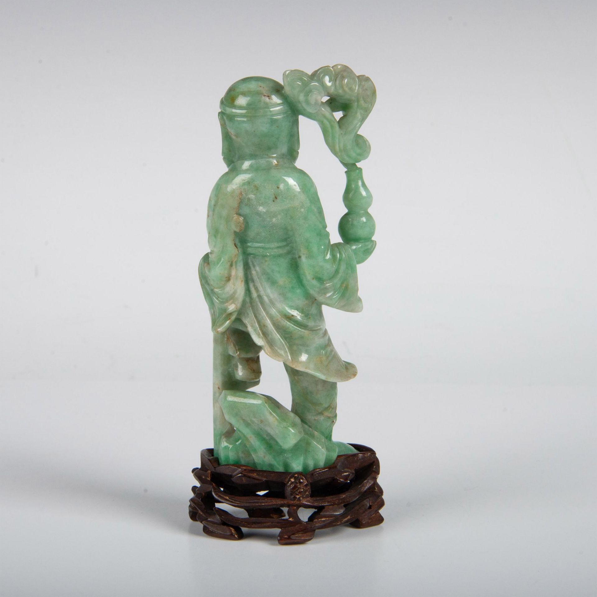 Chinese Jadeite Luohan Figurine - Image 4 of 7