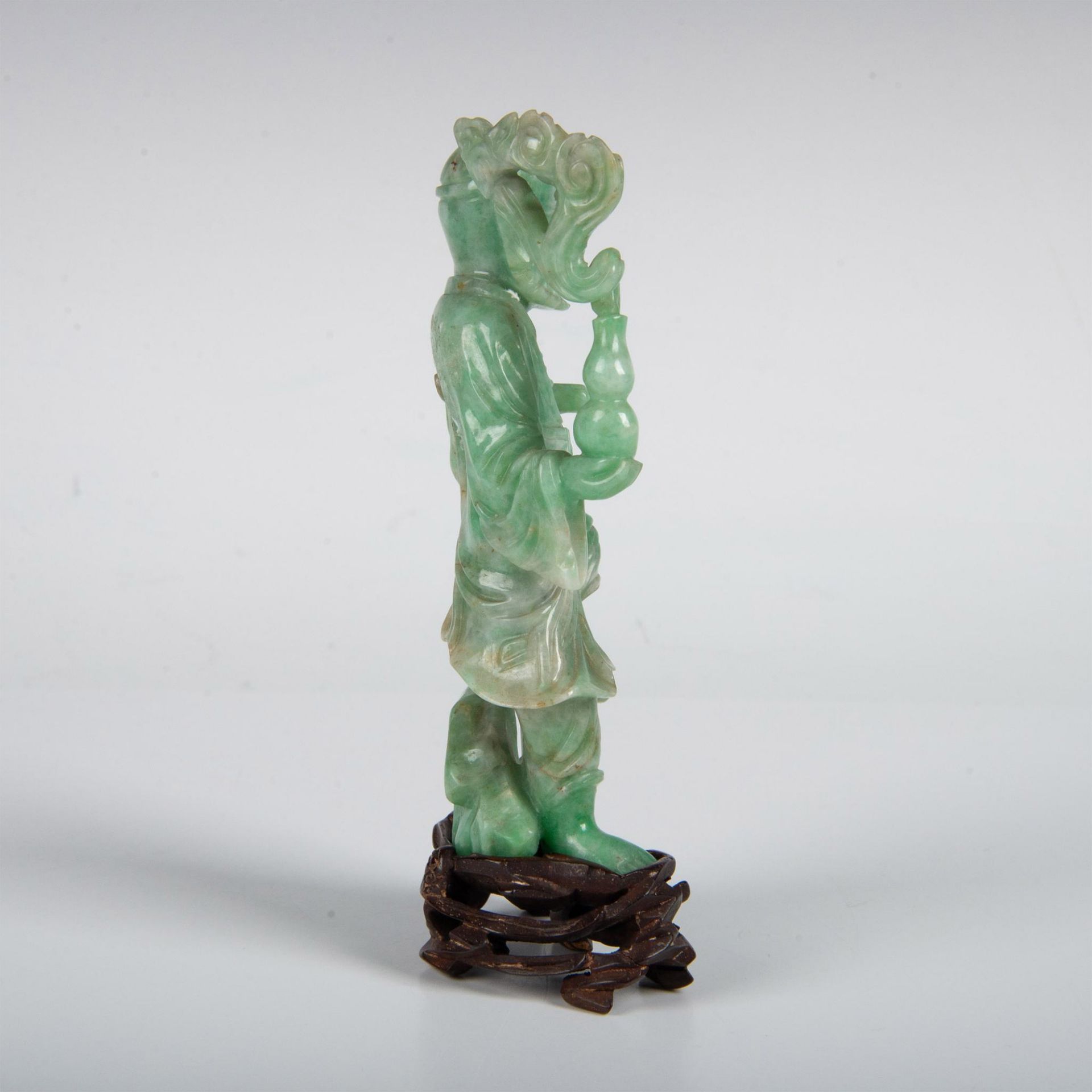 Chinese Jadeite Luohan Figurine - Image 5 of 7