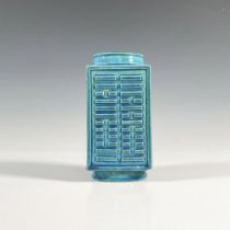 Chinese Pottery Turquoise Cong Vase