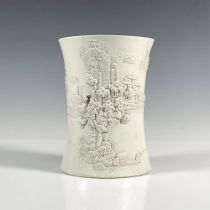 Chinese Dehua Porcelain Brush Pot
