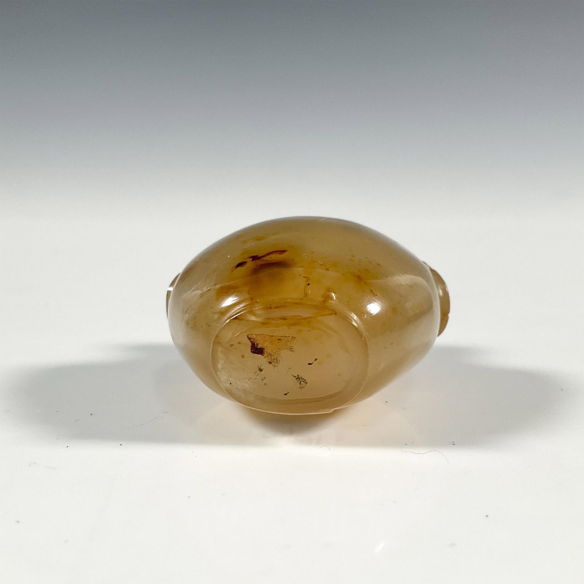Chinese Jade Snuff Bottle With Agate Stopper - Image 4 of 4