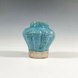Chinese Ming Ceramic Turquoise Glazed Vase