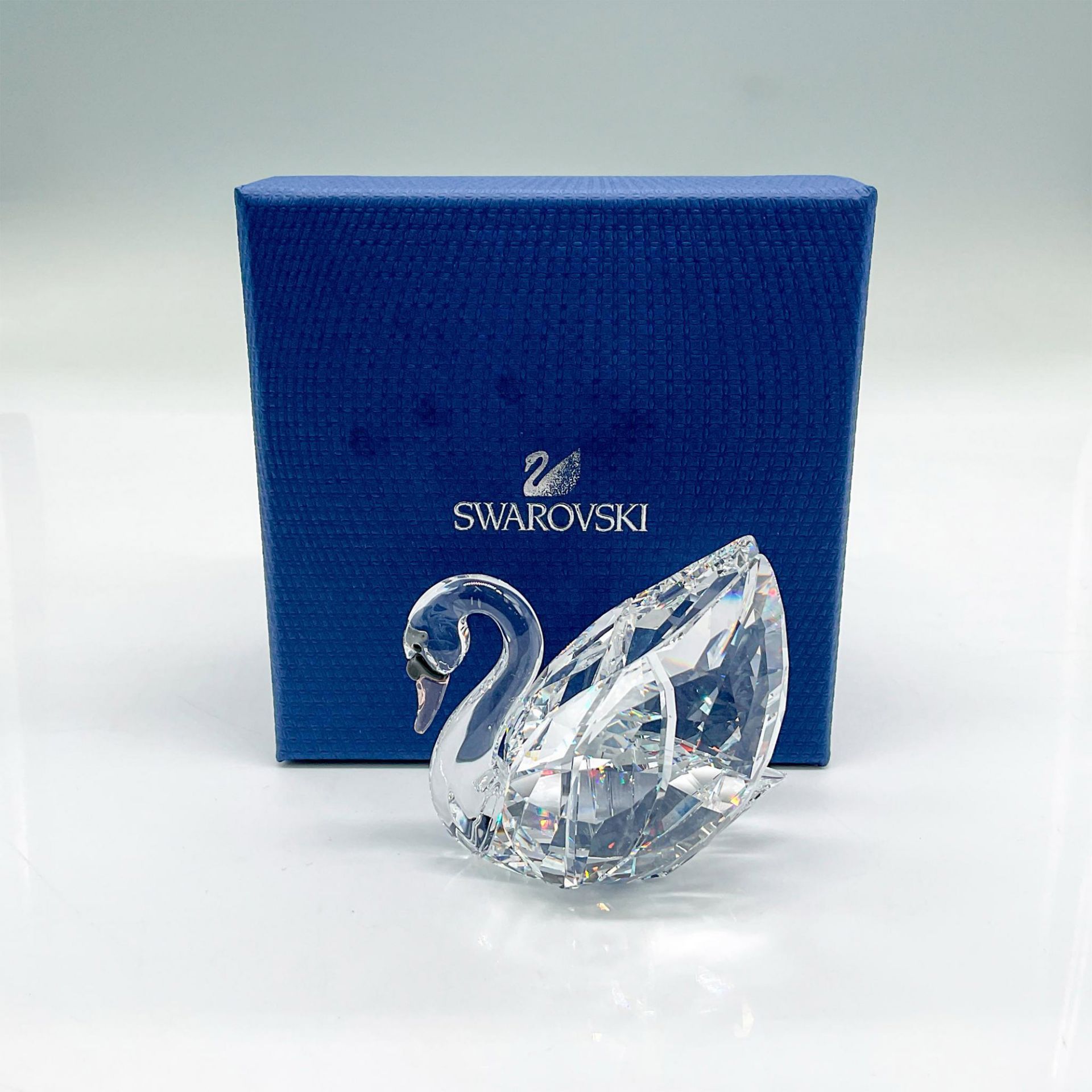 Swarovski Silver Crystal Figurine, Swan - Bild 8 aus 8