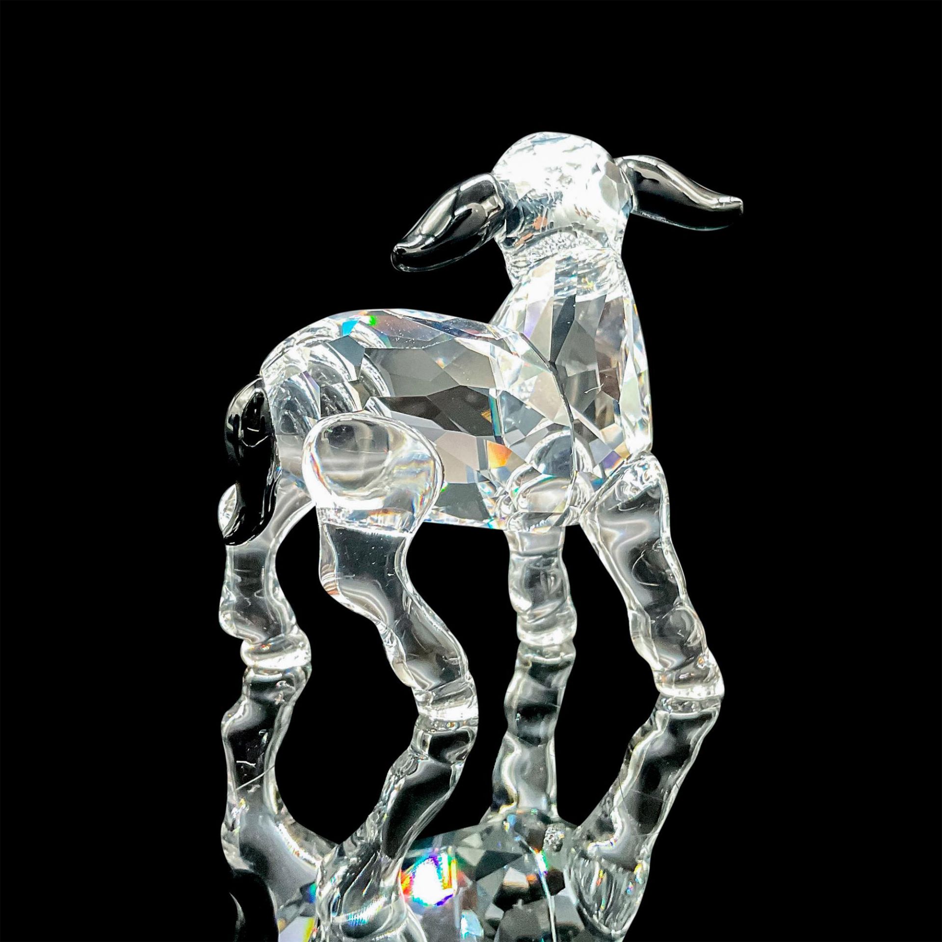 Swarovski Crystal Figurine, Little Blackhead Lamb 654305 - Bild 3 aus 4
