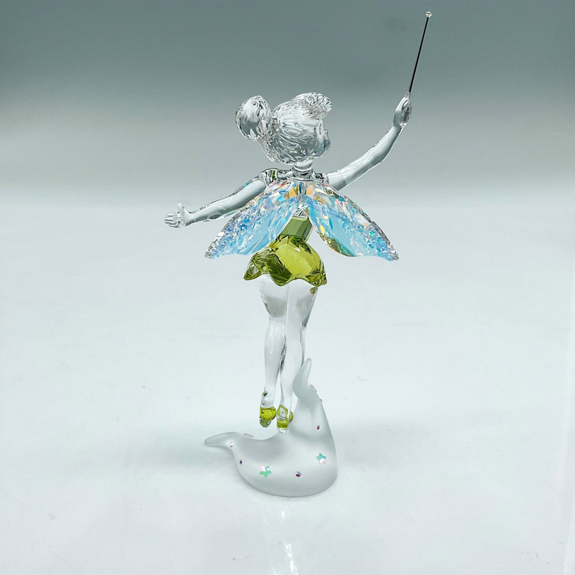 Swarovski Silver Crystal Figurine, Tinkerbell Green Dress - Bild 3 aus 5