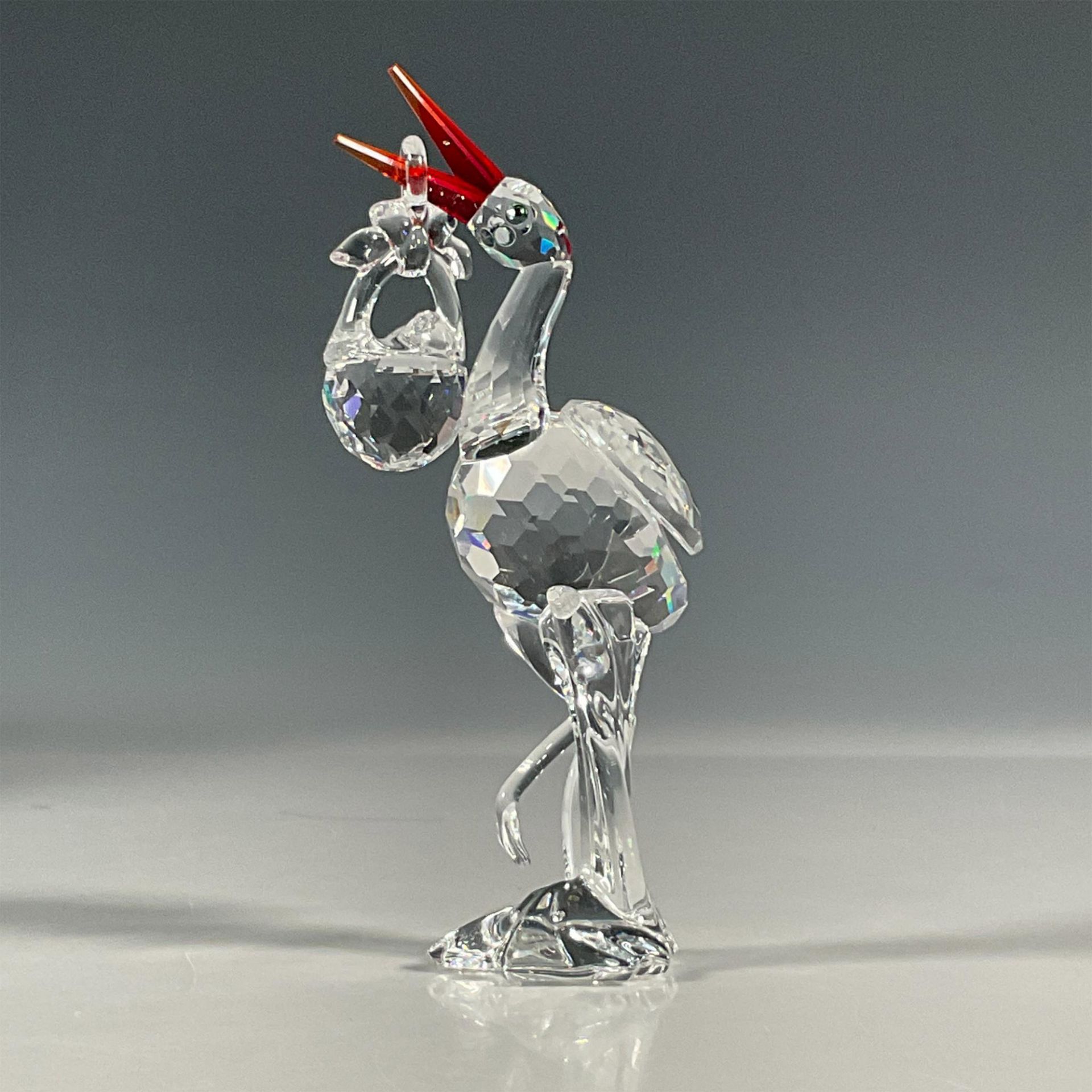 Swarovski Crystal Figurine, Stork with Baby - Bild 4 aus 6