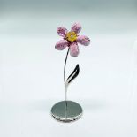 Swarovski Crystal Figurine, Deoli Amethyst Flower