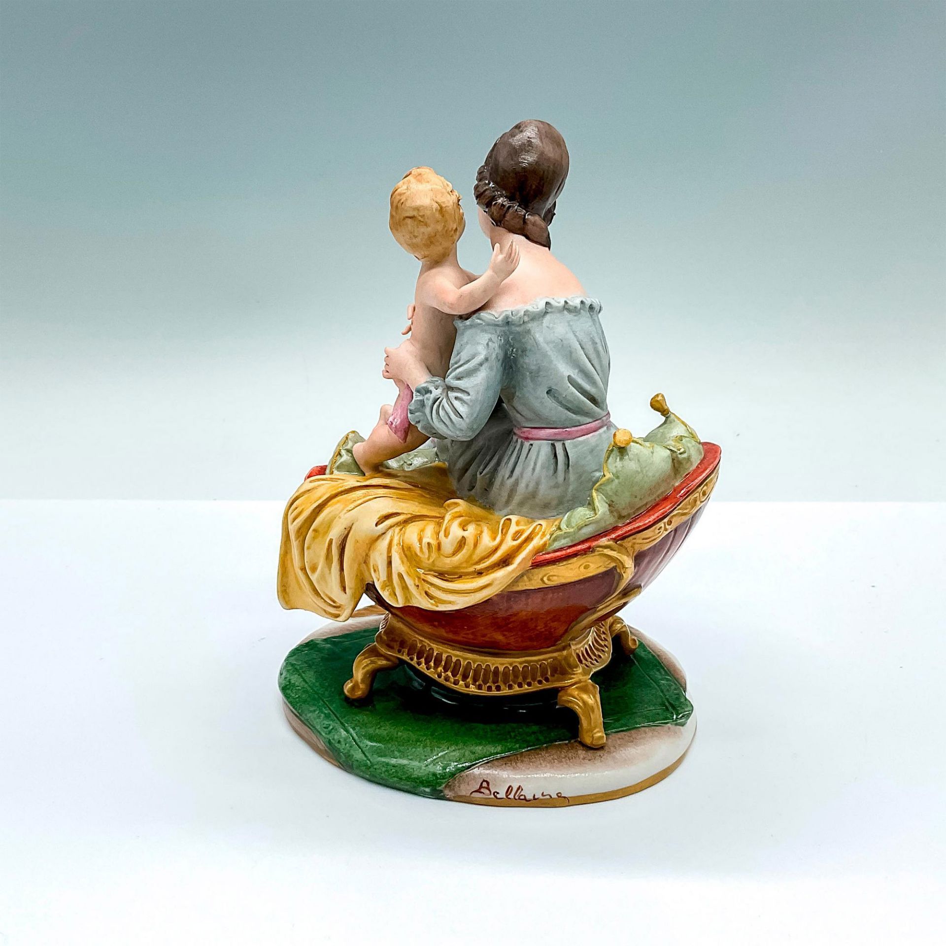 Capodimonte Bellaire Porcelain Figurine, Mother And Child - Image 2 of 3