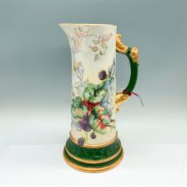 Antique Belleek Willets Porcelain Blackberry Pitcher