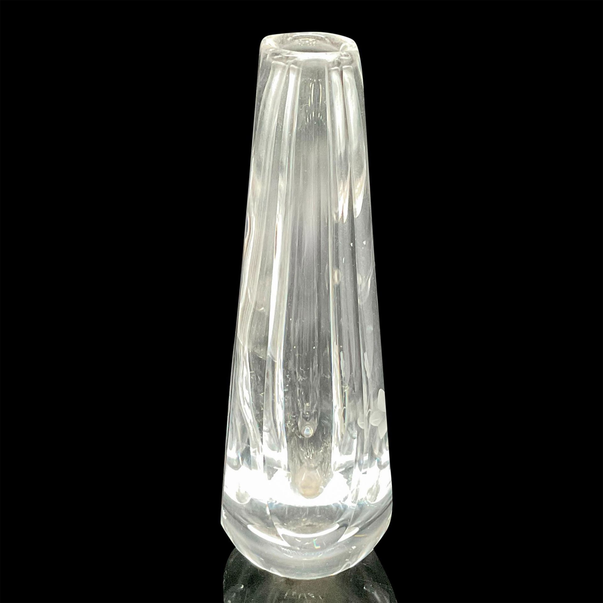 Vintage Orrefors Crystal Etched Vase - Bild 2 aus 3