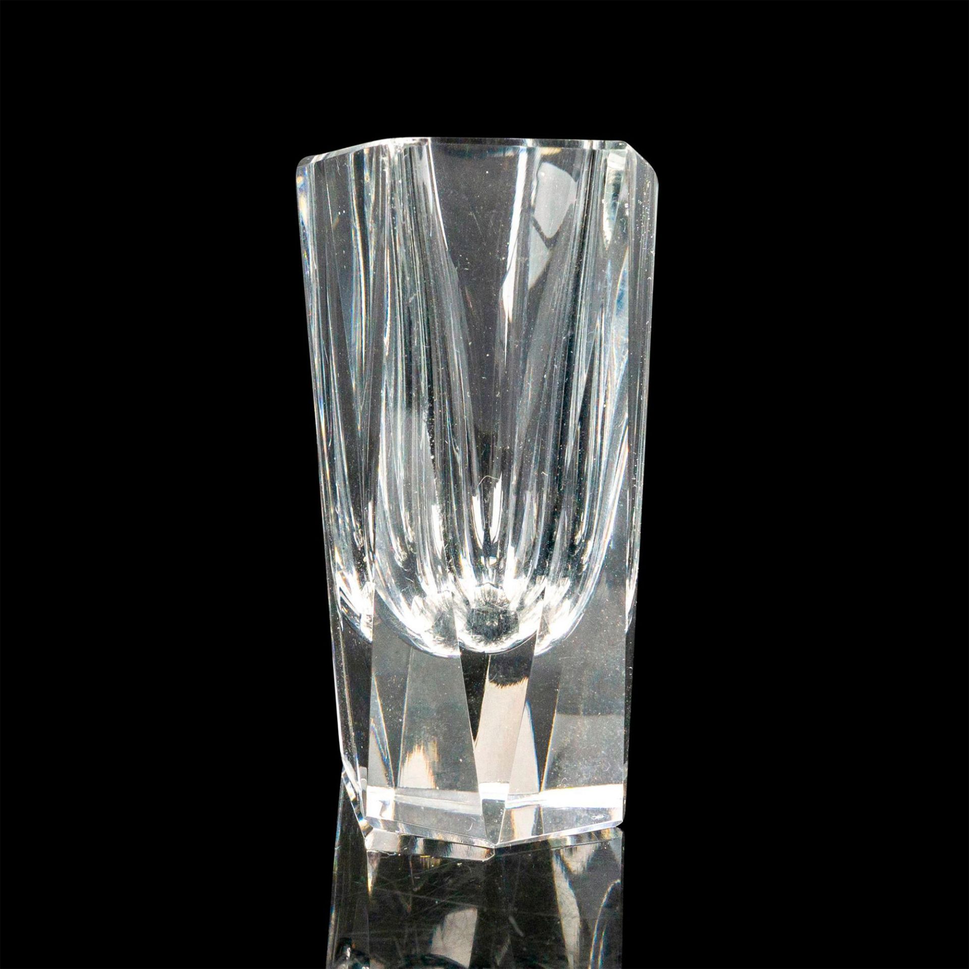 Vintage Hexagonal Shape Rim And Base Shot Glass - Image 3 of 4