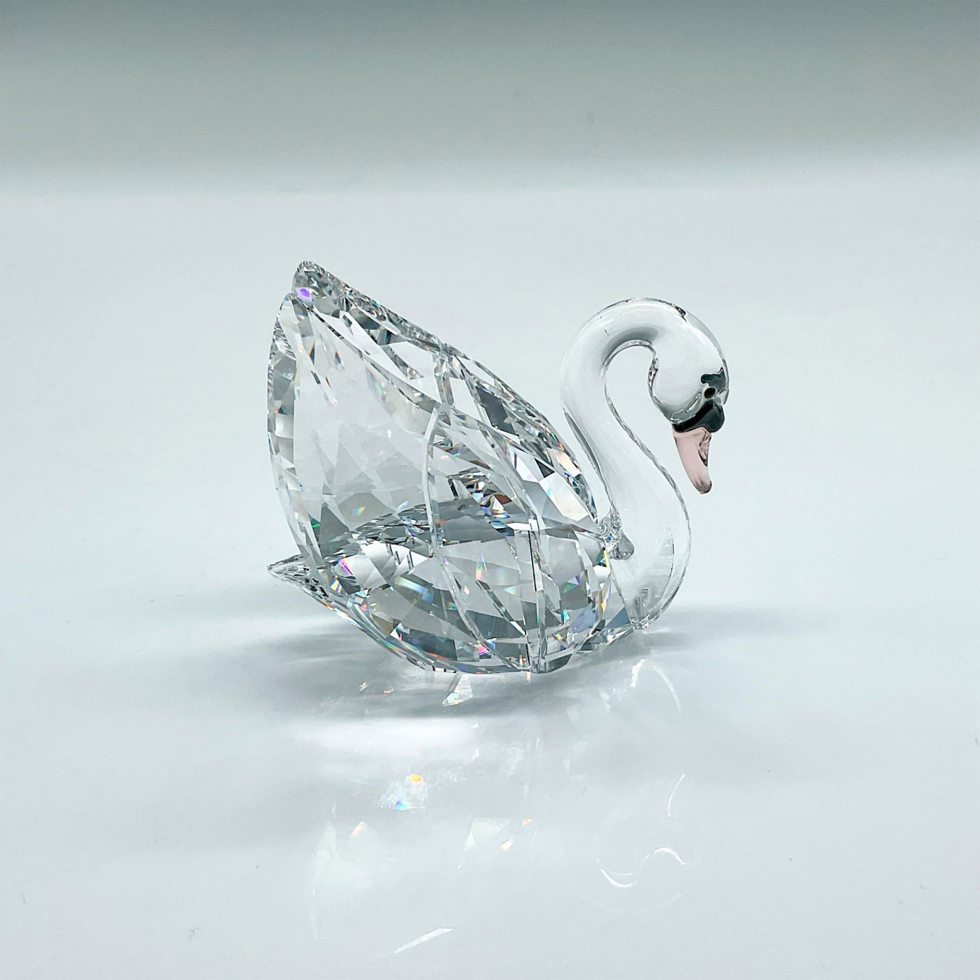 Swarovski Silver Crystal Figurine, Swan - Bild 6 aus 8