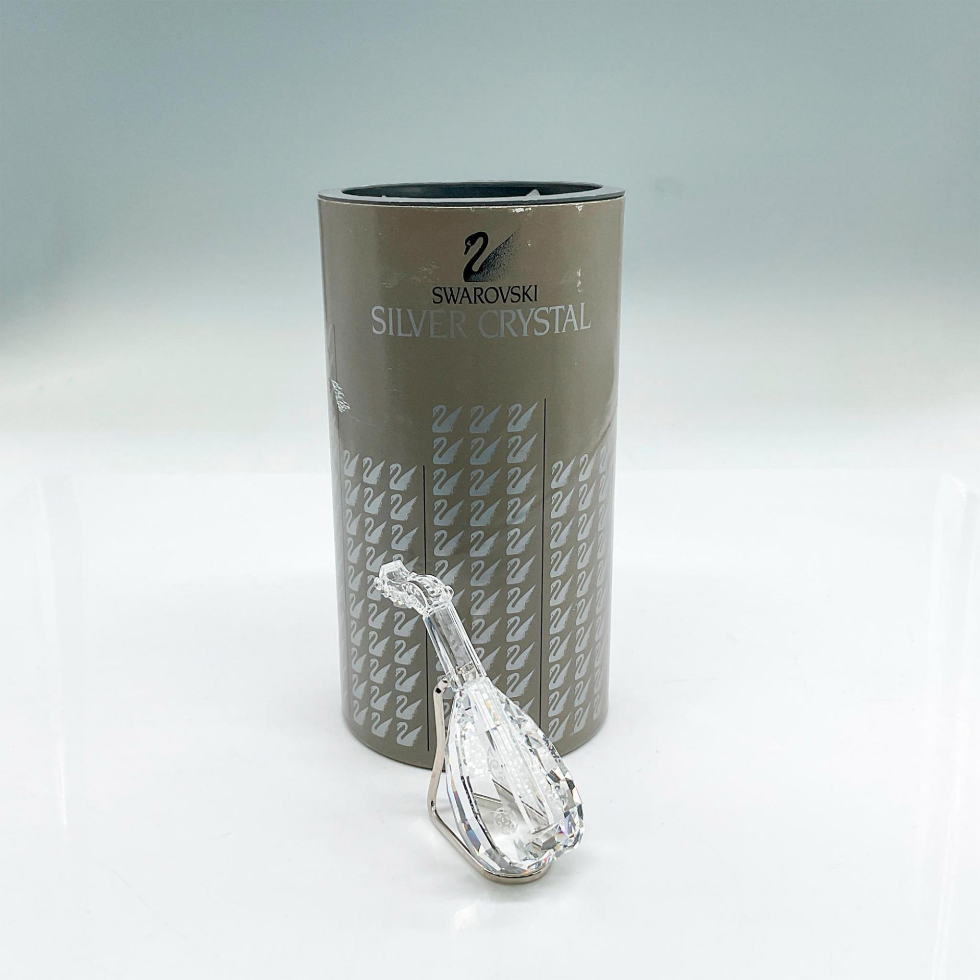 Swarovski Silver Crystal Figurine, Lute on Stand - Bild 4 aus 4