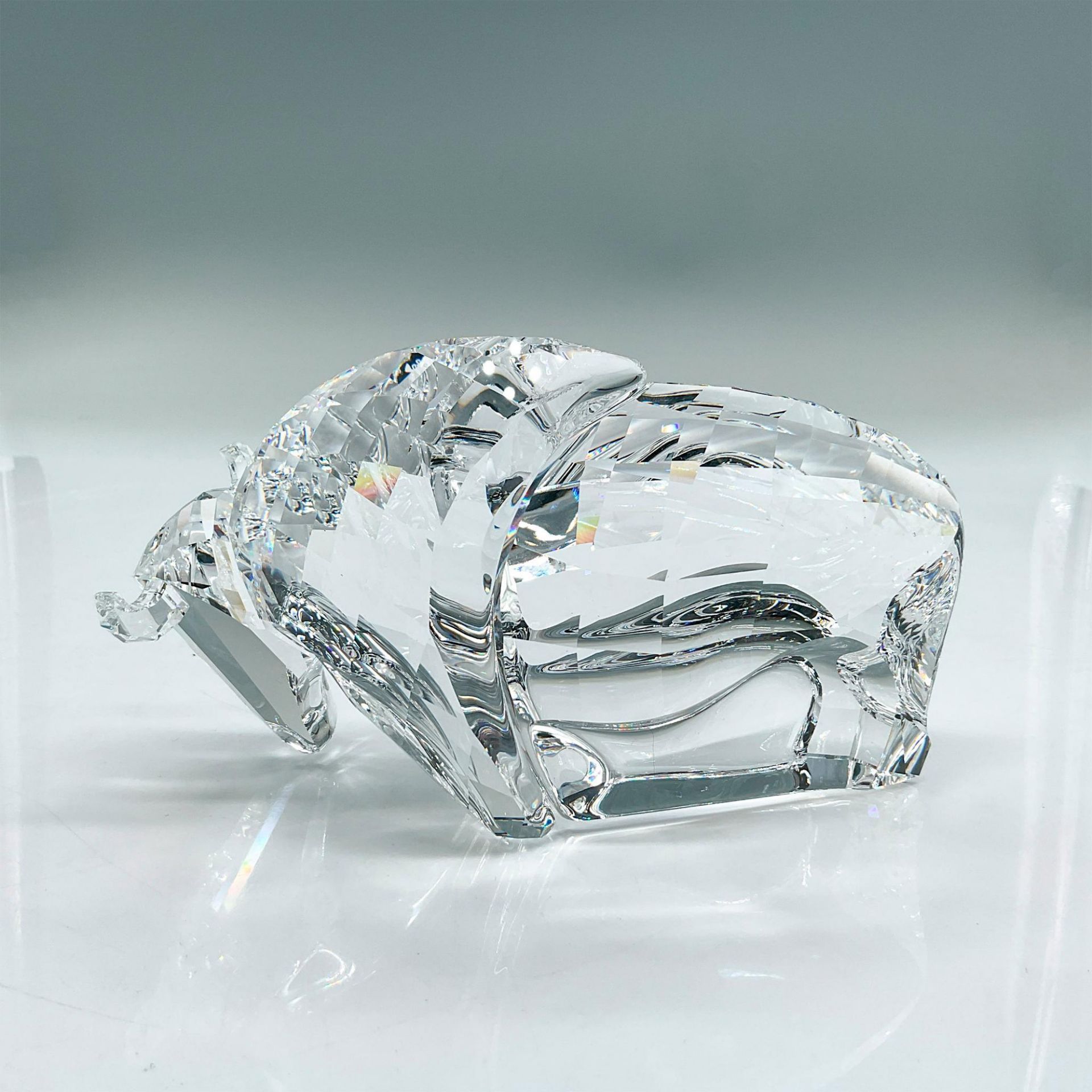 Swarovski Silver Crystal Figurine, The Buffalo - Image 2 of 4