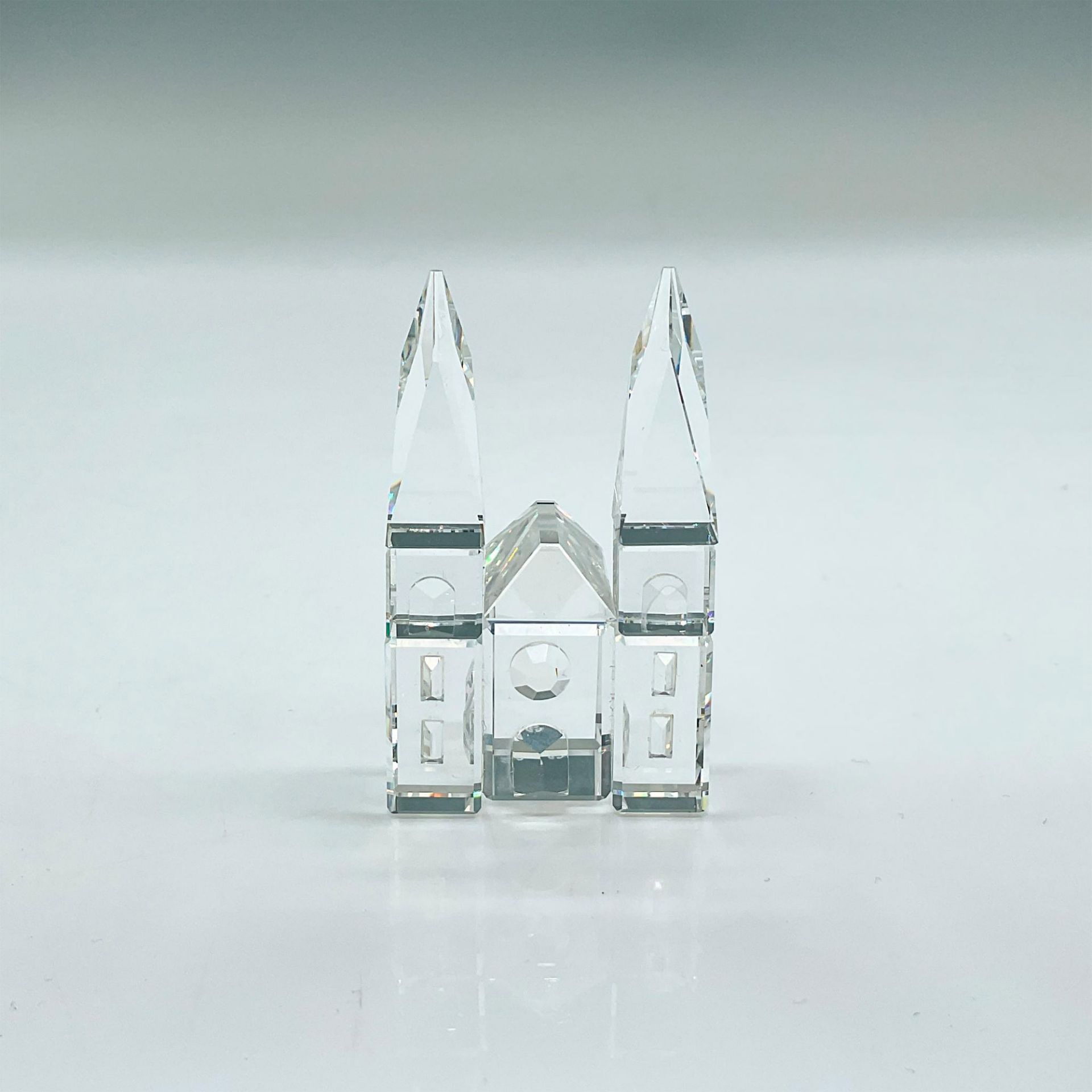 Swarovski Silver Crystal Figurine, Cathedral Building